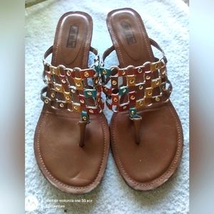 Sandals Coach and Four Size 8 Great Condition